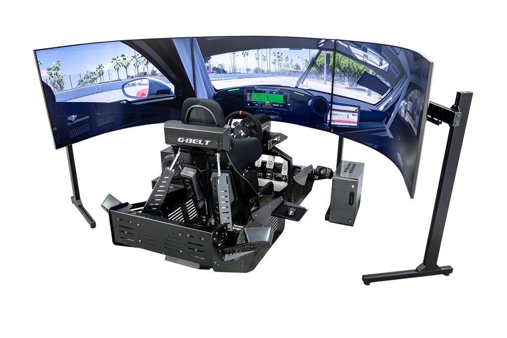 ESR-3 Pro Racing Simulator - Triple 55" Odyssey Ark Curved