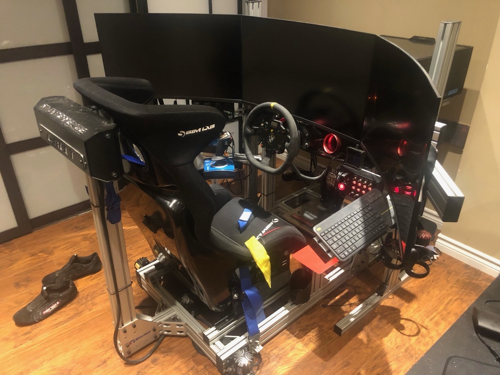 Mounting SC5 Actuators to Rig | SimXperience® Full Motion Racing ...