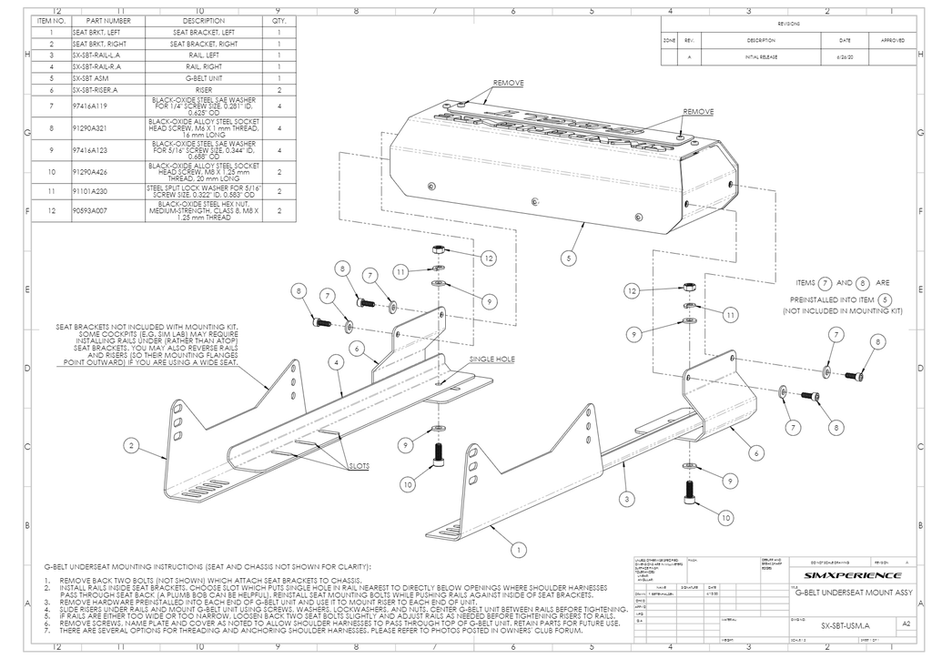 G-Belt Universal Seat Mount Installation